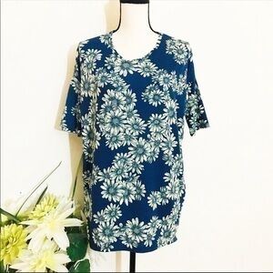 Lularoe Floral Top 
Size XXS